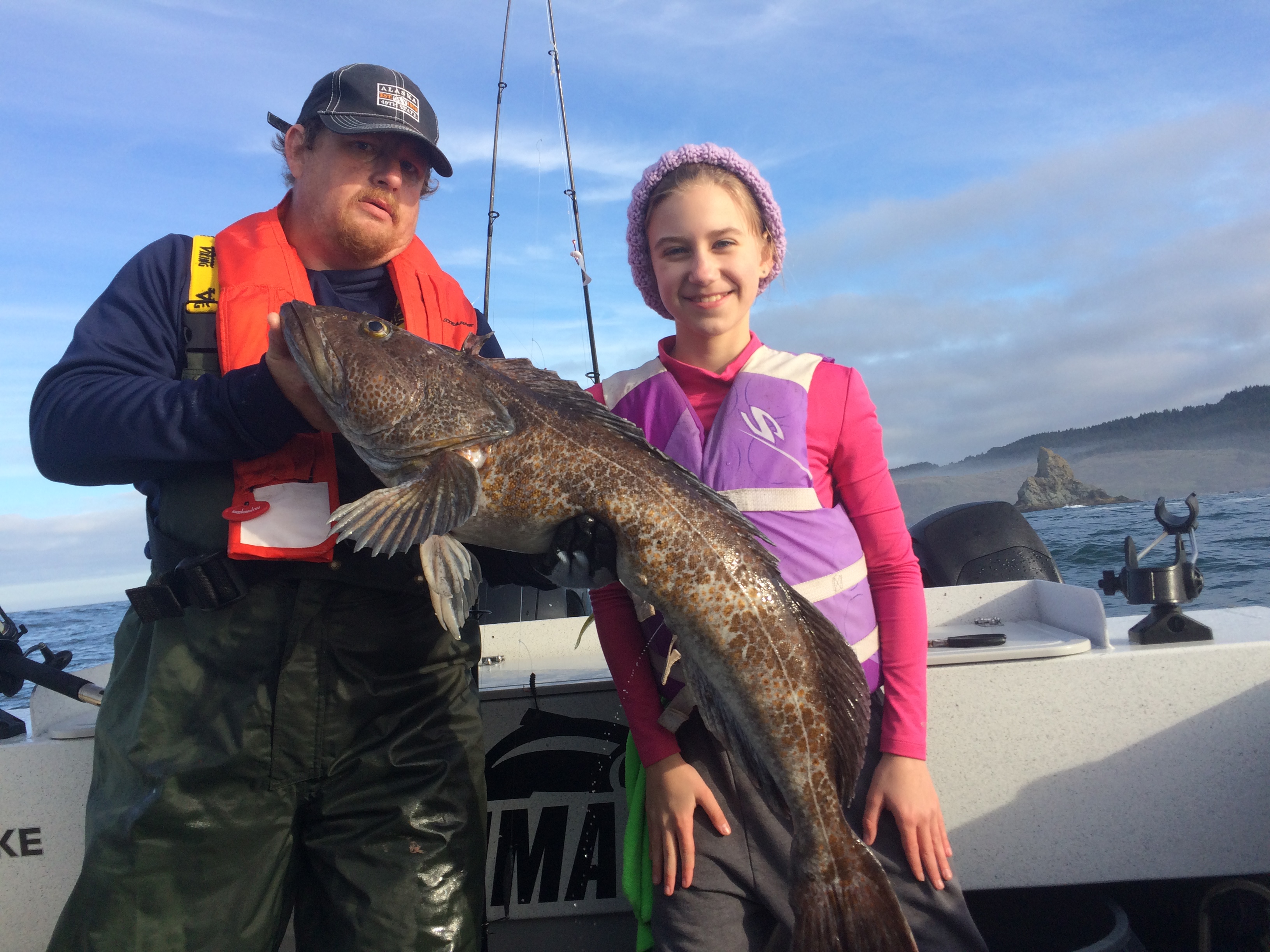 First lingcod caught by young angler