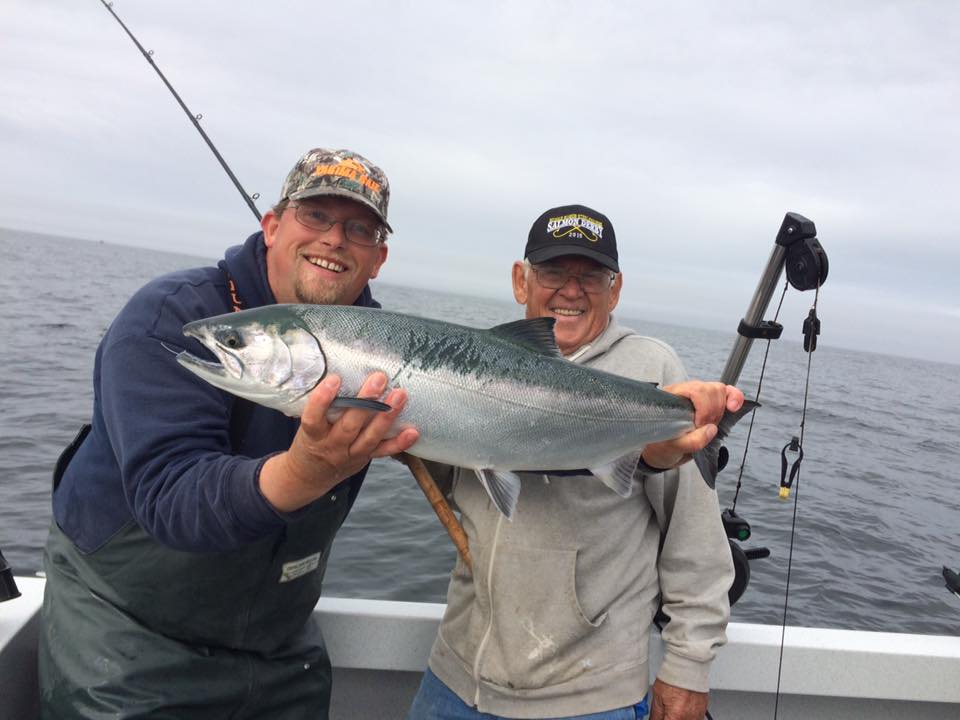 Silver salmon fishing out of Brookings