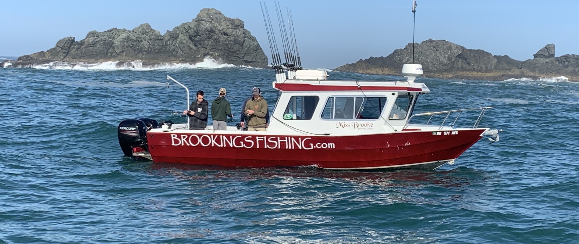brookings charter boat