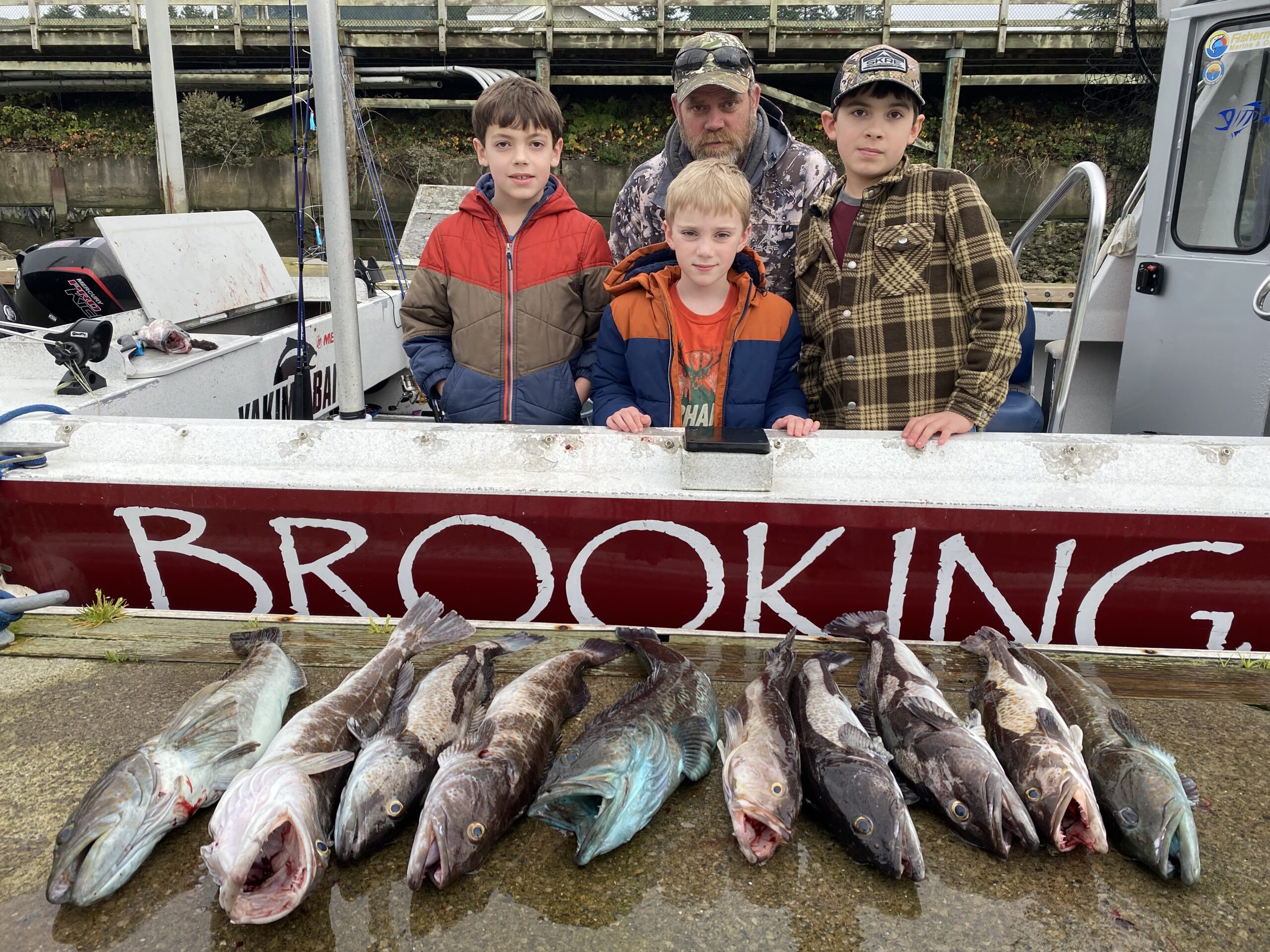 First ocean charter of year yields limits of lings, rockfish